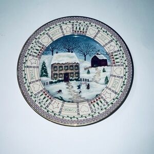 LENOX 02 Limited Edition Christmas Plate
AMERICAN QUILTSeries Building A Snowman
